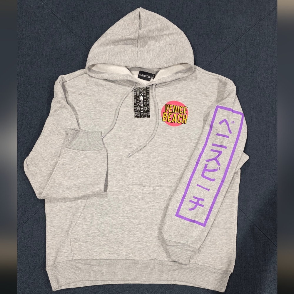 Chemistry Gray Hoodie with Venice Beach Design